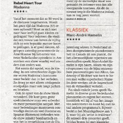 2015 - December - Trouw - Holland - Madonna slaat een andere weg in