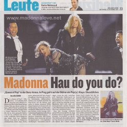 2015 - November - Berliner Kurier - Germany - Madonna Hau do you do