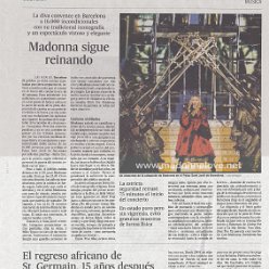2015 - November - El Pais - Spain - Madonna sigue reinando