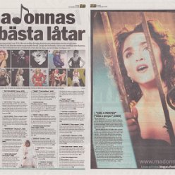 2015 - November - Nojes bladet - Sweden - Madonnas 25 basta latar