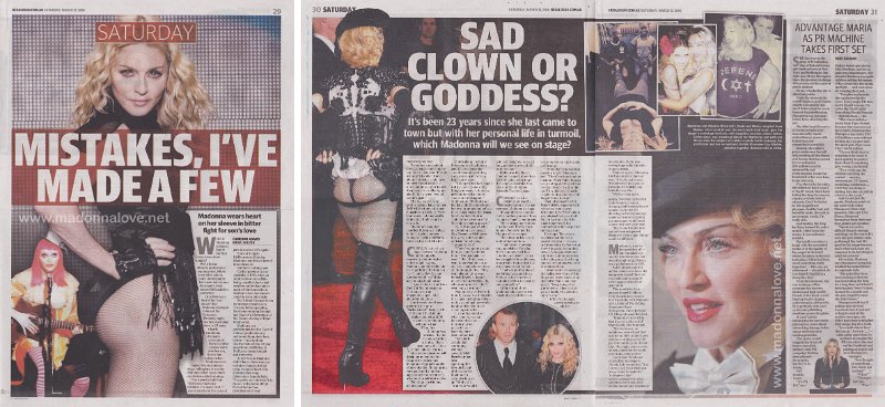 2016 - March - Herald Sun - Australia - Mistakes I've made a few