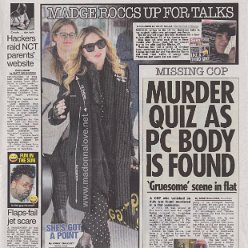 2016 - April - The Sun - UK - Madge roccs up for talks