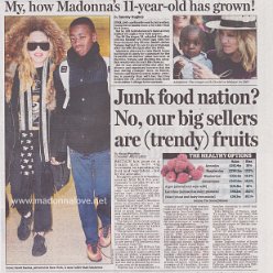 2016 - December - Daily Mail - UK - My how Madonna's 11-year-old has grown!
