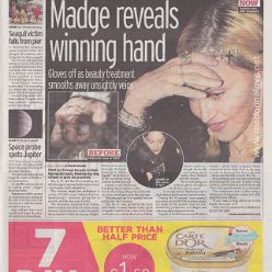 2016 - July - Daily Mirror - UK - Madge reveals winning hand