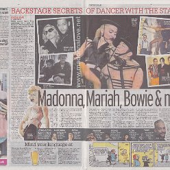2016 - June - Sunday Mirror - UK - Madonna Mariah Bowie & me