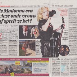 2016 - March - Algemeen Dagblad - Holland - Is Madonna een vieze oude vrouw of speelt ze het