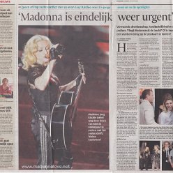 2016 - March - BN De Stem - Holland - Madonna is eindelijk weer urgent