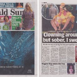 2016 - March - Herald Sun - Australia - Clowning around sober I swear