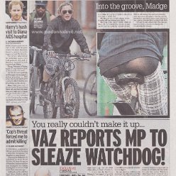 2016 - September - Daily Mirror - UK - Into the groove Madge
