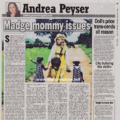 2017 - February - New York Post - USA - Madge mommy issues