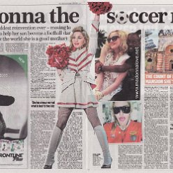 2017 - June - The mail on Sunday - UK - Madonna the soccer mom