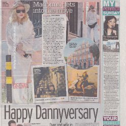 2017 - September - Sunday Mirror - UK - Madonna gets into the move