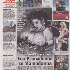 2018 - August - Berliner Zeitung - Germany - Von Primadonna zu Mamadonna