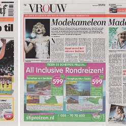 2018 - August - Telegraaf - Holland - Modekameleon Madonna