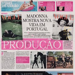 2018 - July - Correio - Madonna mostra nova vida em Portugal - Portugal