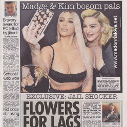 2018 - March - The Sun - UK - Madge & Kim bosom pals