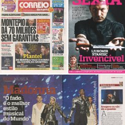 2020 - January - Correio (Sexta insert magazine + 2 pages) - Madonna o fado e o melhor estilo musical do Mundo - Portugal