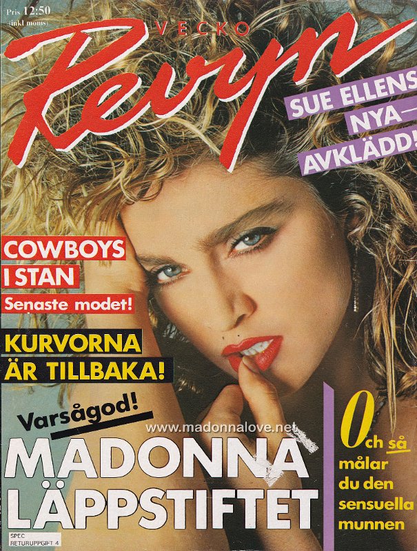 Vecko Revyn October 1985 - Sweden