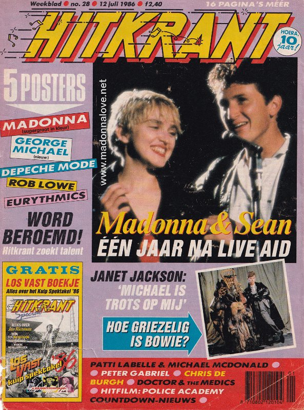 Hitkrant - July 1986 - Holland