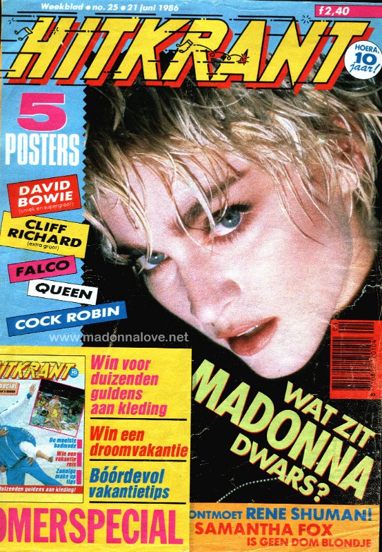 Hitkrant June 1986 - Holland