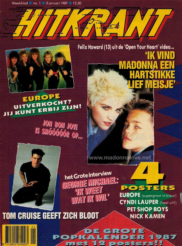 Hitkrant January 1987 - Holland