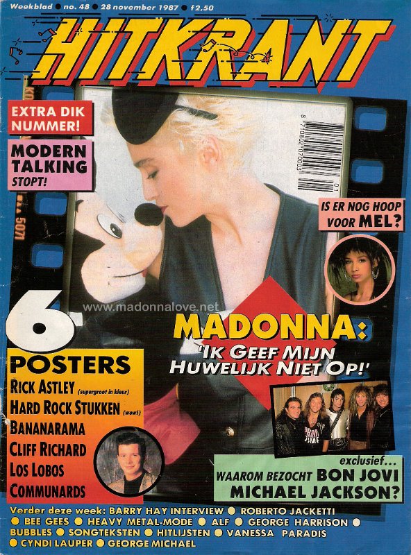 Hitkrant November 1987 - Holland