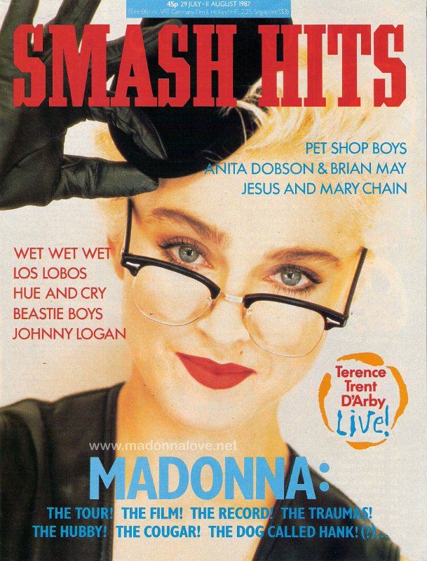 Smash Hits July-August 1987 - UK