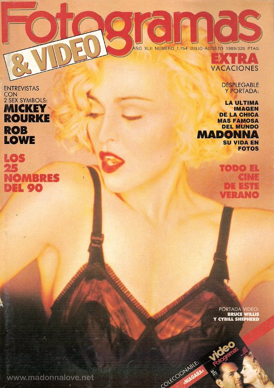 Fotogramas July-August 1989 - Spain