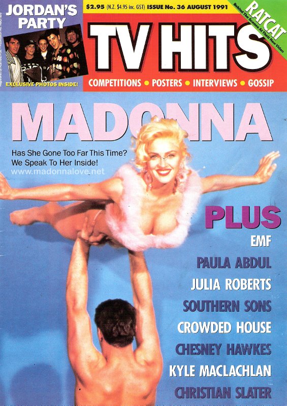 TV hits August 1991 - Australia