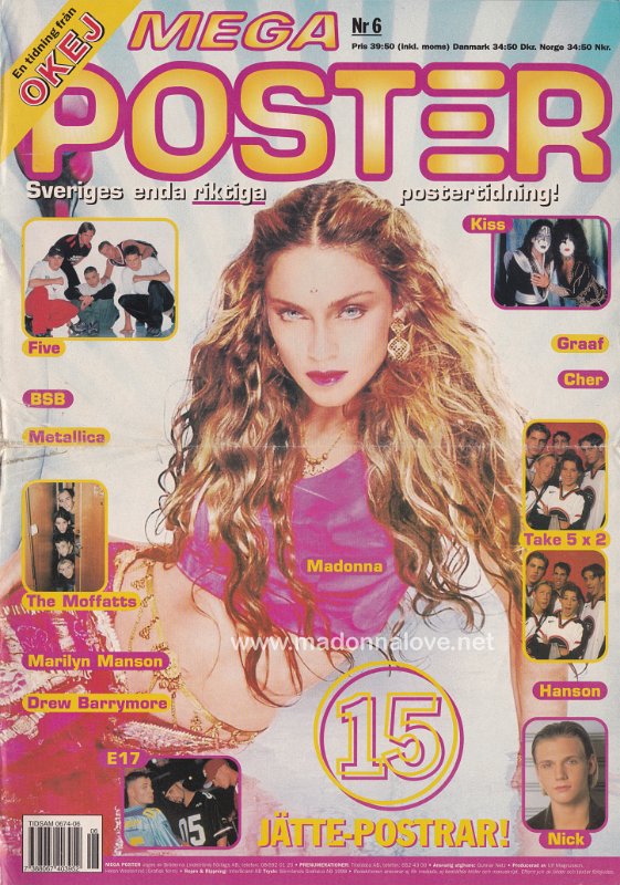 OKEJ mega poster special 1998 - Sweden