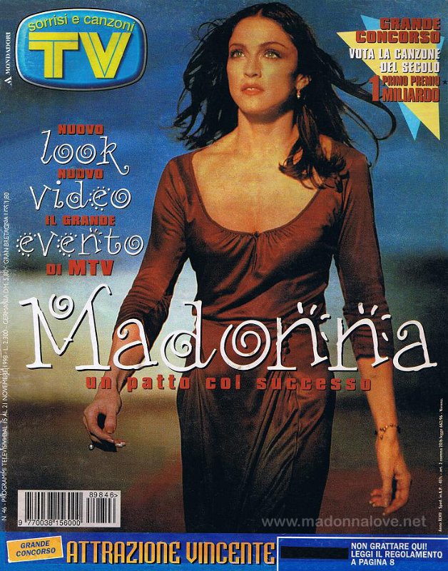 Sorrisi E Cansoni TV November 1998 - Italy