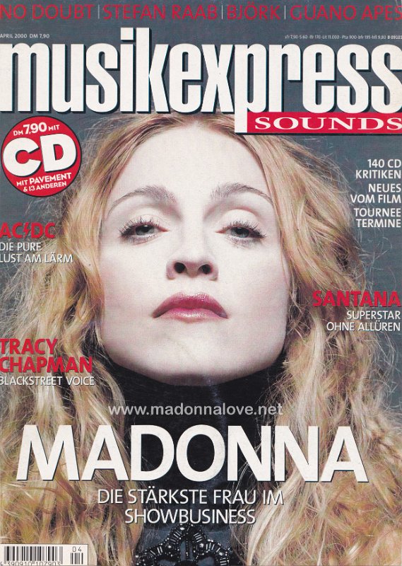 Musik Express April 2000 - Germany