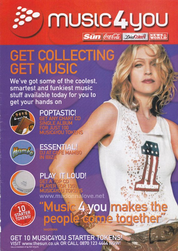 Music 4 you 2001 - UK