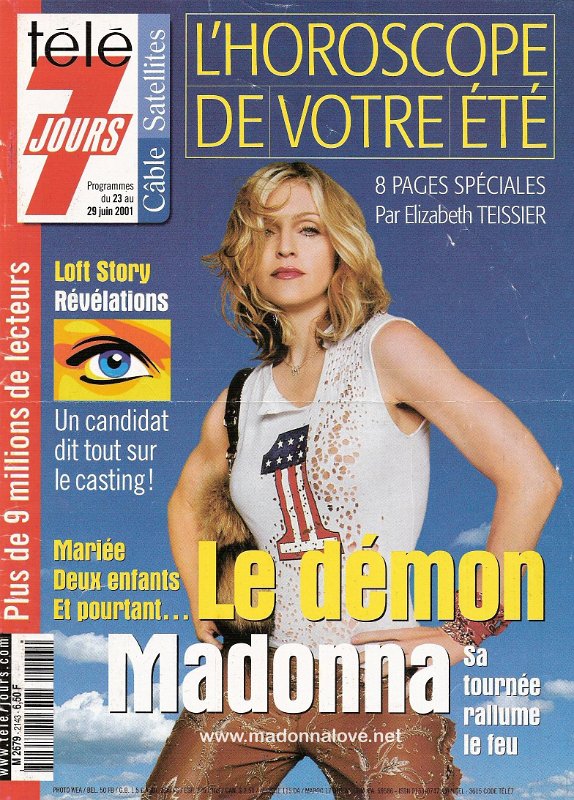 Tele jours June 2001 - France