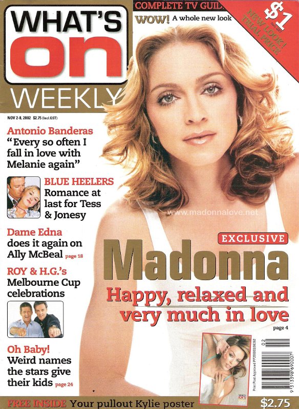 What's on November 2002 -  Australia