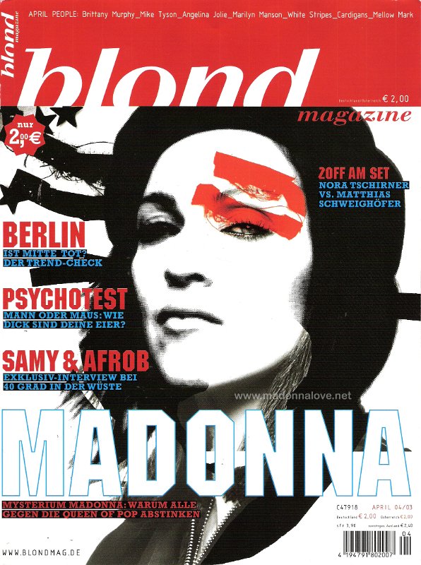 Blond April 2003 - Germany