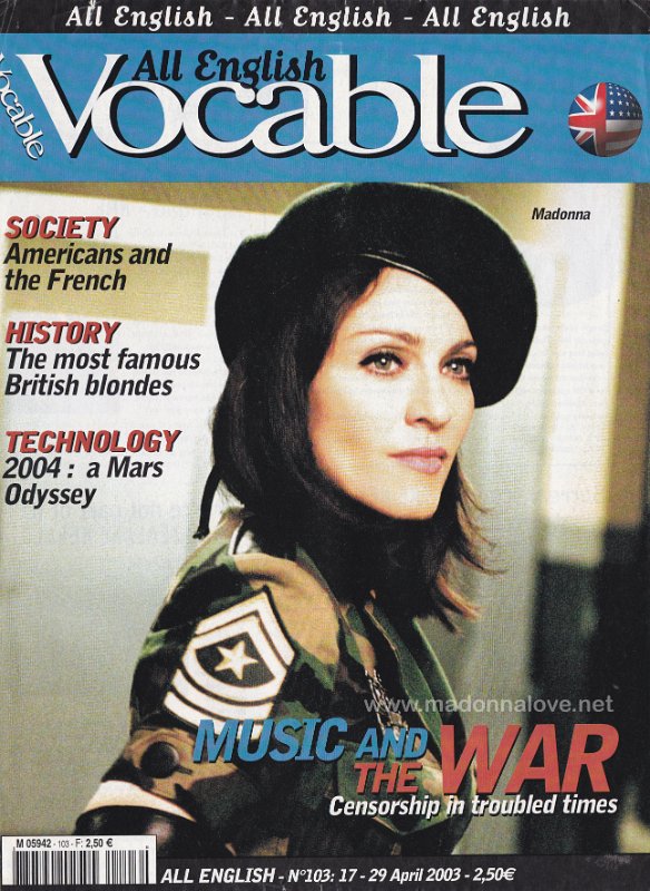 Vocable April 2003 - UK