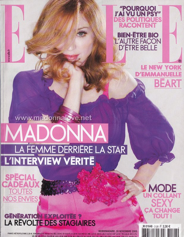 Elle November 2005 - France
