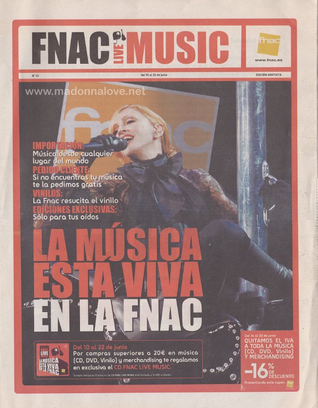 FNAC Music June 2008 - Spain