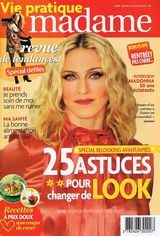 Vie pratique Madame September 2008 - France