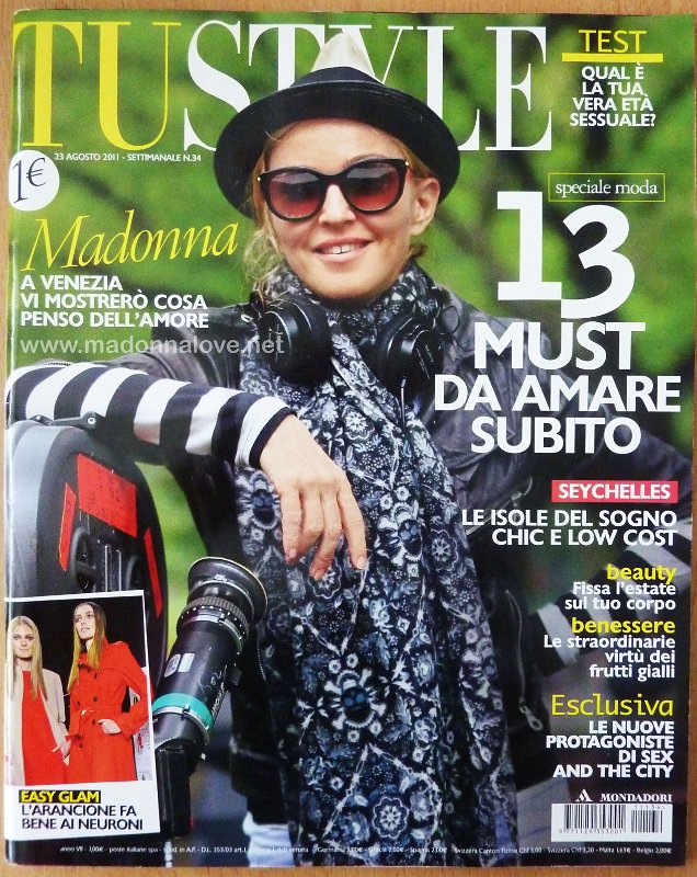 TuStyle August 2011 - Italy