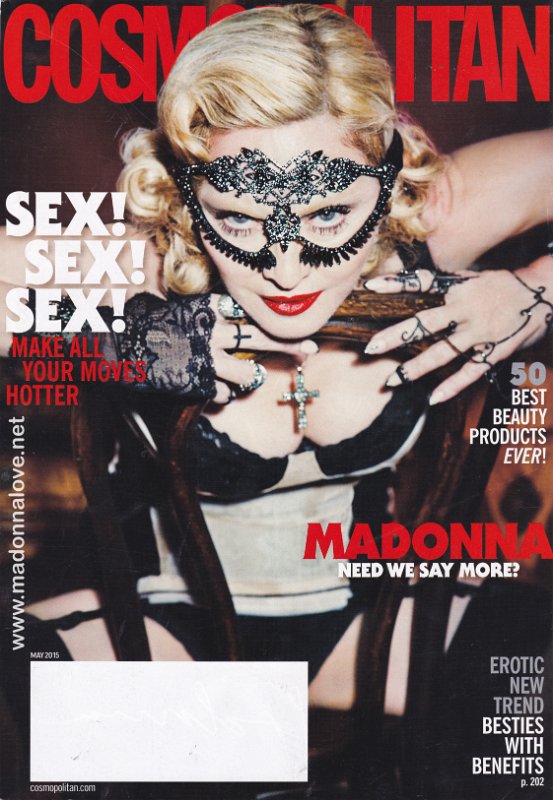 Cosmopolitan (Subscribers issue - cover 4 mask on chair) May 2015 - USA