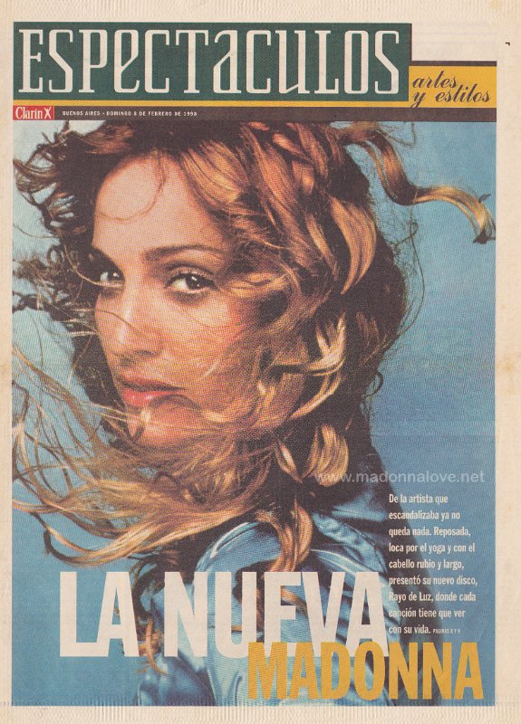 Espectaculos - 8 February 1998 - Argentina