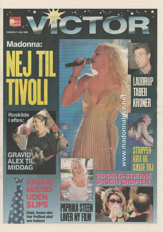 Victor (Ekstra Bladet supplement) - 7 July 1999 - Denmark