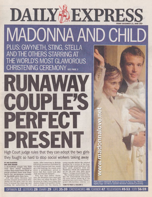 Daily Express - 22 December 2000 - UK