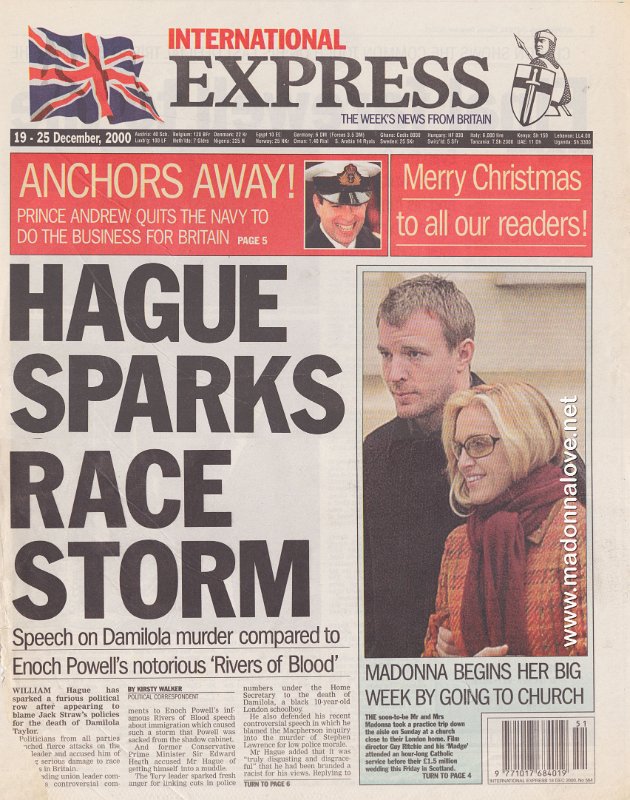 International Express - 19-25 December 2000 - UK