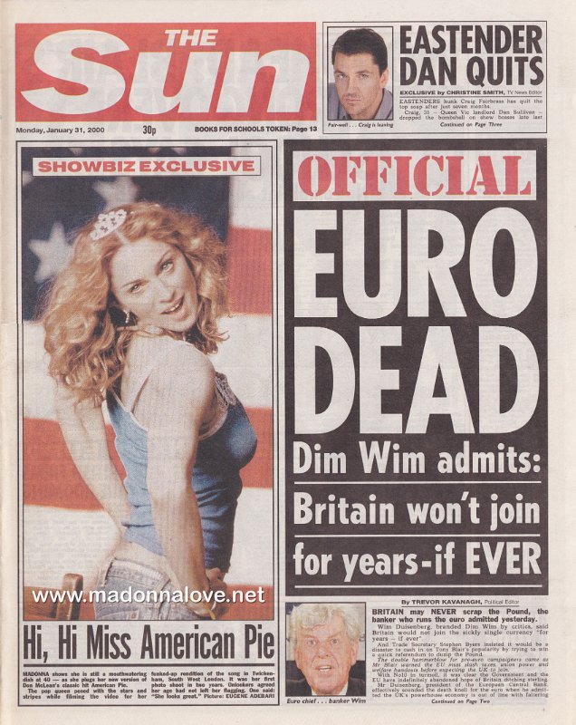 The Sun - 31 January 2000 - UK