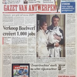 Gazet van Antwerpen - 22 December 2000 - Belgium