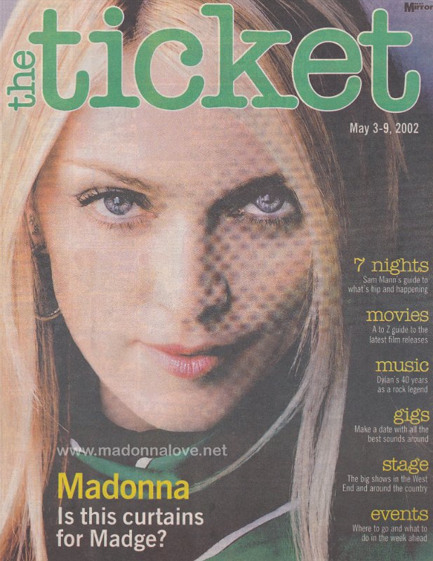 Daily Mirror (The Ticket) 3-9 May 2002 - UK~