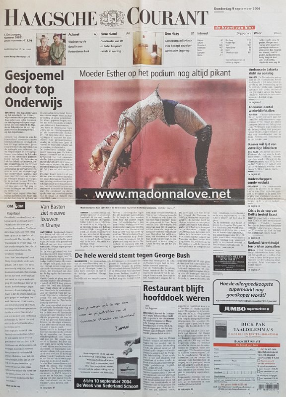 Haagsche Courant - 9 September 2004 - Holland